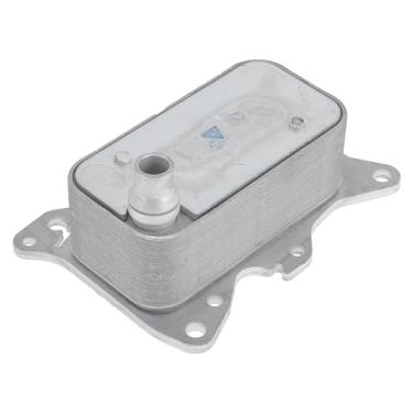 Imagem de VekAuto Resfriador de óleo do motor para Mercedes-Benz GLA-Class 2013-2019 Refrigerador de óleo de transmissão Trans Cooler Nº A6511801065 Liga de alumínio tom prateado 1 peça