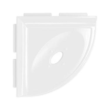 Imagem de Bandeja de sabonete para box de 12,7 cm – Bandeja de sabonete para banheiro, prateleira de metrô, para nova construção, 5 inches, Bright White Polished