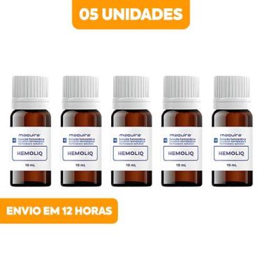 Imagem de Hemoliq 10 Ml Estanca Sangramentos para Manicures - Maquira, 5 Unidade