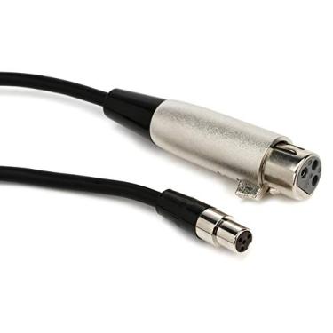 Imagem de Shure WA310 Cabo adaptador de microfone de 1,2 m, conector mini de 4 pinos (TA4F) para conector XLR(F)