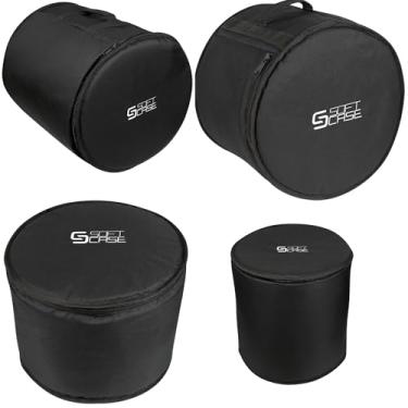 Imagem de Soft Case - Capa kit bateria 4 Peças Soft Case Start Ton Caixa Surdo e Bumbo 12/14/14/22