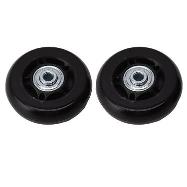 Imagem de Acouto Kit de Rodas de Substituição de BEA Dupla Silenciosa para Carrinhos e Malas - Instalação Fácil - Rodas de Gola de Rodízio 60x18mm/2.4x0.7in (60x24mm/2.4x0.9in)