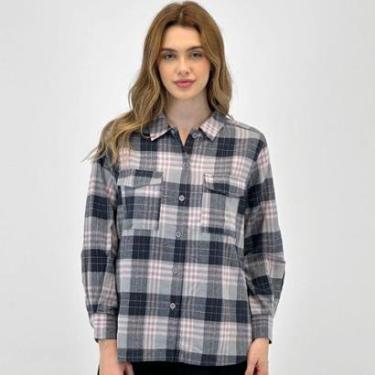 Imagem de Camisa Malwee Xadrez Manga Longa Feminina-Feminino