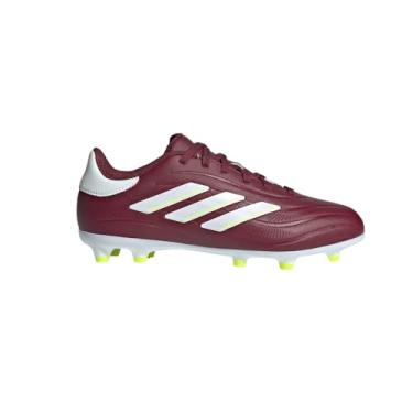 Imagem de adidas Tênis infantil unissex Copa Pure Ii League Firm Ground, Vermelho/Branco/Team Solar Yellow, 12.5 Little Kid