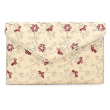 Imagem de Rajasthani Indian Art Sling Bag Bolsa de mão dobrável para mulheres, bolsa tiracolo dobrável indiana feita à mão, Dourado multi-3