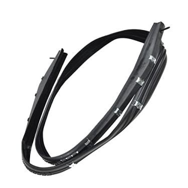 Imagem de TRQ Vedação de proteção contra intempéries de vidro para porta traseira superior compatível com Chevrolet Blazer 1987-1991 1976-1986 K5 Blazer 1976-1991 GMC Jimmy