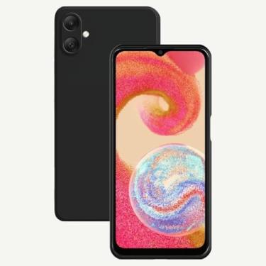 Imagem de Capa Galaxy A04E Capinha Preta Aveludada Anti Impacto Antishock