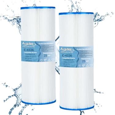 Imagem de Auxdee Substituição de filtro de banheira de hidromassagem PRB25-IN para Unicel C-4326, Filbur FC-2375, FC-2370, compatível com Guardian 413-106, R173429, 817-2500, filtro de spa drop in 5X13, 2