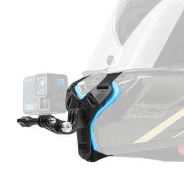 Imagem de SOH Mingying Suporte Para Capacete De Motocicleta Soh, Câmera Trilha Compatível Com Gopro 13, 12, 11, 10, 9, 8, Dji Action 5Pro, 4, 3, Insta 360/Akaso E Mais Câmeras