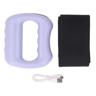 Imagem de Massageador de corpo elétrico Ring 5 Frequidades de vibração alívio de dor no tecido muscular profundo Massageador de fáscia vestível (Azul claro)