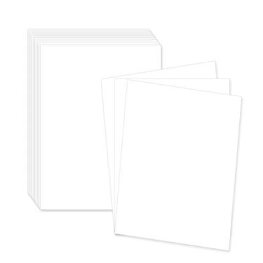 Imagem de MULIANBOX Cartolina branca 28 x 43 cm, 30 folhas 49,9 kg/300 g/m², papel de pintura feito à mão, faça você mesmo, para desenhar, fazer cartões, álbuns, presentes e materiais de arte