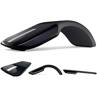 Imagem de RURALMEOW Mouse sem fio dobrável para laptop Microsoft, PC, Mac