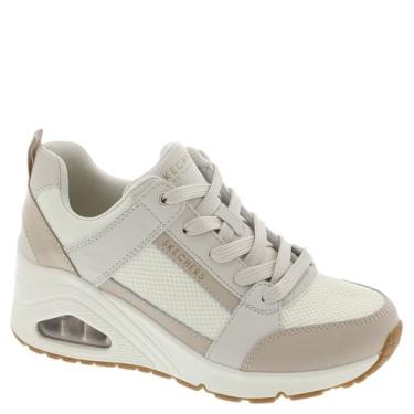 Imagem de Skechers Uno Wedge feminino - Everything Nice, Off-white, 38