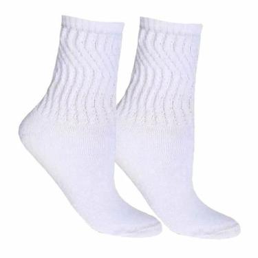 Imagem de Kit 2 Pares Meia Feminina Selene Aeróbica Cano Longo 4910, 34-39, Pret