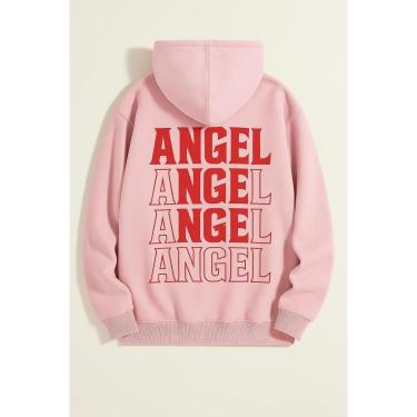 Imagem de Moletom Canguru Feminino Angel Flanelado lançamento Methodic-Unissex