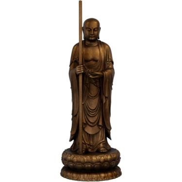 Imagem de Estátua Imagem Buda Jizo Bosatsu - Protetor das Crianças (Cor Cobre Antigo)