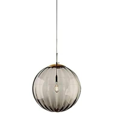 Imagem de Abajur De Vidro Manchado De Estilo Nórdico Iluminação Pendente, Diâmetro Criativo 20cm/7.8in, Lustre De Decoração Simples, Mini Lâmpada Pendurada De Vidro Soprado à Mão, J