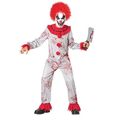 Imagem de Seasons Fantasia de palhaço de circo assustador (M(8-10))