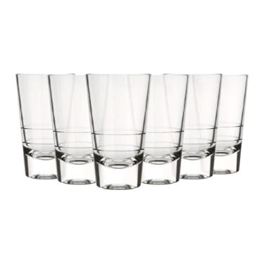 Imagem de Conjunto 6 Copos Caninha Dose Shot Cachaça Vidro 100ml