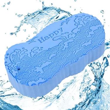 Imagem de Rrlihjgu Esponja Esfoliante para Chuveiro | Esfoliante para Duche,Acessórios De Limpeza Diária Para Banheiro E Almofadas Para Banho Das Costas Para Mulheres, Família E