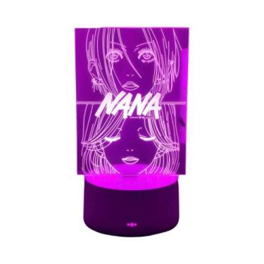 Imagem de Quarto Infantil 3D Luz Anime Nana LED Lâmpada Noturna Manga Decoração 
