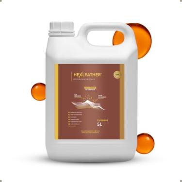 Imagem de Revitalizador Limpa Couro Ação Hidratante Rápida Absorção HexLeather - 5L