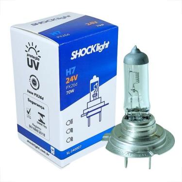 Imagem de Lâmpada farol h7 halogena 24v 70w px26d 24 volts standart automotivo a