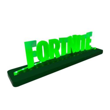 Imagem de Luminária Gamer Fortnite - Verde - MK Displays