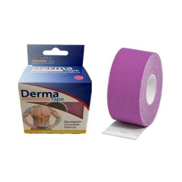 Imagem de Bandagem Elástica Funcional Adesiva - DermaTape, Lilás