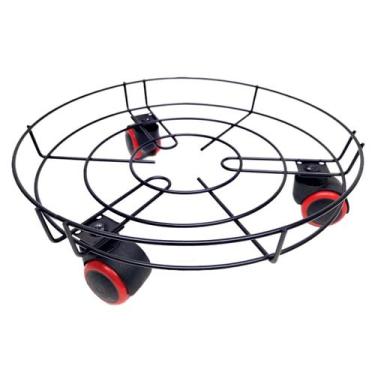 Imagem de Suporte Para Botijão De Gás E Vaso De Plantas Com Rodinhas - IDEA