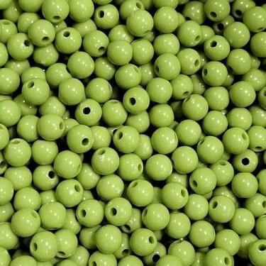 Imagem de BOLINHA DE RESINA Nº 06 (20 G) - LADEIRA BIJUTERIAS, Verde abacate
