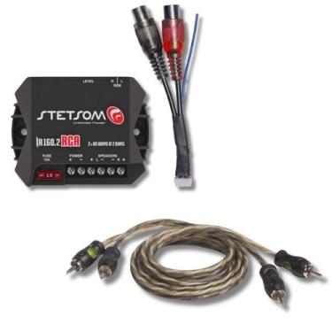 Imagem de Amplificador Stetsom Ir160.2 Cabo Rca Technoise S300 1 Metro