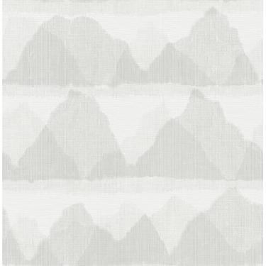 Imagem de Papel de parede com corda de descascar e colar Grey Mountain Peak