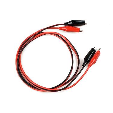 Imagem de Pacote com 3 clipes jacaré com cabo de teste de fios