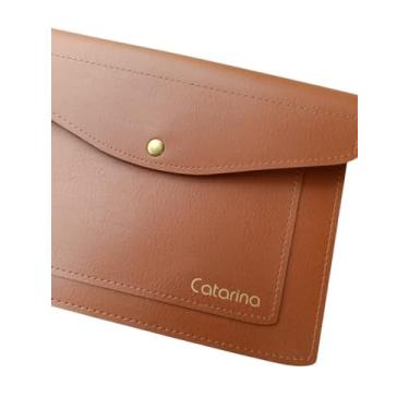 Imagem de Capa para Caderneta de Vacinação, Modelo Espiral e Brochura, com Bolso Externo, Várias Cores (ocre montana ou soft color)