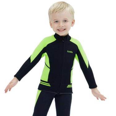 Imagem de Jaqueta de neoprene GoldFin Kids de 2 mm para meninas e meninos