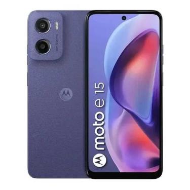 Imagem de Smartphone Motorola E15 XT2523-8 Dual SIM LTE 6.5&quot; 2GB + 64GB Roxo