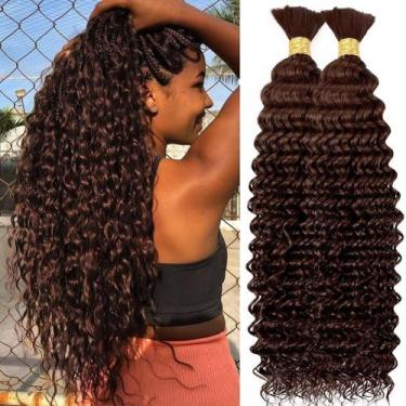 Imagem de Human Braiding Hair Hair Highlight Boho Braids 100g 56cm 12A