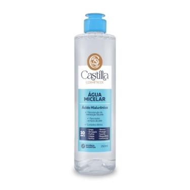 Imagem de Água Micelar Castilla 250mL 10 em 1 | Rosa Mosqueta, Vitamina C, Carvão ou Ácido Hialurônico(Ácido Hialurônico)