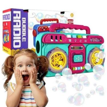 Imagem de Brinquedo Musical Rádio Bolha Para Menina Pronto Estoque - Atena