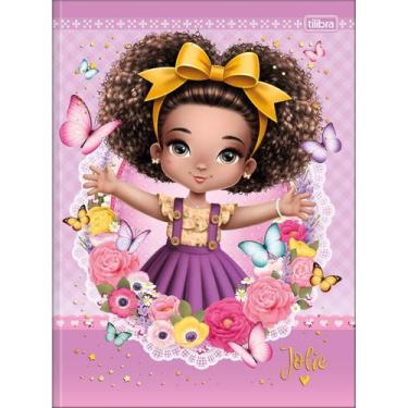 Imagem de Caderno Brochura Capa Dura Universitário Jolie 80 Folhas - Jolie Negra