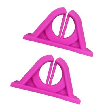 Imagem de NUEAYMS 2 peças adesivas organizadores de vara de pesca para garagem, suporte de vara de pesca, suporte de vara de pesca montado na parede