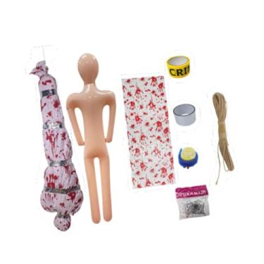 Imagem de MotiveTech Manequim inflável de Halloween, boneco de corpo inflável, adereços de cosplay para decoração de feriados ao ar livre e quintal, Style a