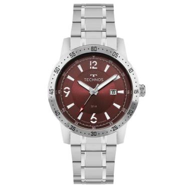 Imagem de Relógio Technos Masculino Militar Prata - 2115ucb-1n