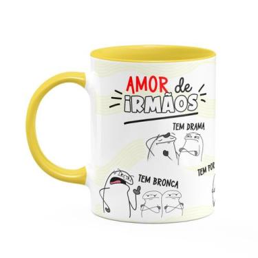 Imagem de Caneca Flork Irmãos - Amor de irmãos - M3 B-yellow - JPS INFO