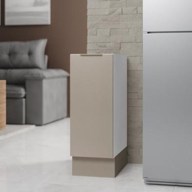 Imagem de Balcão 1 Porta 30cm sem Tampo com Rodapé Ipanema CabeCasa MadeiraOrigi