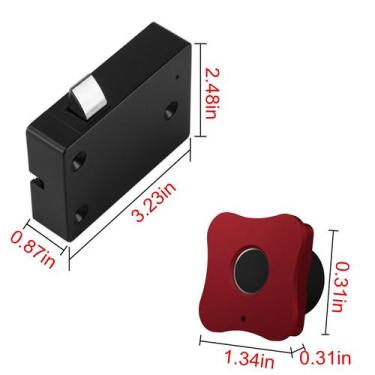 Imagem de Fechadura do armário de impressão digital, Smart Biometric Cabinet Loc