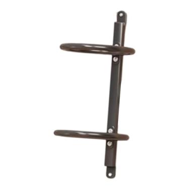 Imagem de harayaa Suporte de bola de basquete montado na parede, suporte de futebol, organizador de academia doméstica interna, prateleira de armazenamento para, Preto