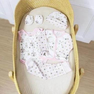 Imagem de Conjunto Pagão Para Bebê Circo Rosa 5 peças Plush 100 Poliéster - FLOR
