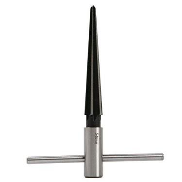 Imagem de ATOPLEE T Handle Reamer, Tapered Straight Flute Handle Hole Pipe Reaming Tool for Wood Latches/Guitar/Woodworker/Luthier/Repairman Maintenance (5-16mm)F